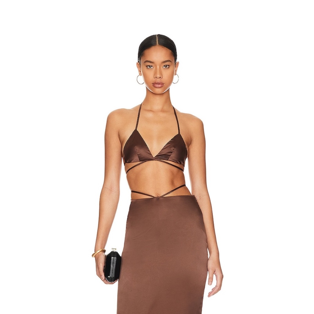Lilja Skirt Set - Brown - Superdown